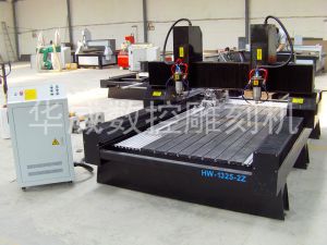 巴音郭楞蒙古自治州轮台县双头立体多功能石材雕刻机HW-1325-2Z